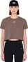 Crop-Top „Circle Smooth Operator 2.0“ in Braun für Damen
