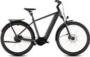 Cube Kathmandu Hybrid Comfort Pro 800 Bicicletta elettrica da trekking Enviolo Trekking Belt 800 Wh 700 mm Slab Grey 2026