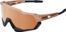Lunettes 100% Speedtrap Cuivre / Noir - Lentilles HiPER Miroir Cuivre