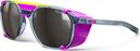 Lunettes Julbo Slack Cover - Spectron 4 - Bleu Translucide Brillant/Rose
