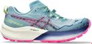 Asics Fujispeed 2 Blue Pink Women's Trail Shoes