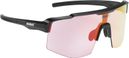 Unisex Mavic Shield Brille Schwarz/Rot Photochromatisch