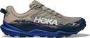 Hoka Torrent 4 Trail Shoes Beige/Blue Men's