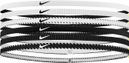 Mini Headbands (x6) Nike Flex Classic Slim Black/White