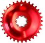 Plateau Shift Up rouge (SRAM Boost 8 trous)