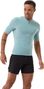 T-Shirt Running Compressport Trail Racing Postural Bleu Homme