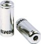 Elvedes 5.0mm Aluminium Brake Sleeve End Caps 10 stuks Zilver