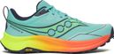 Chaussures Trail Saucony Peregrine 16 Bleu/Orange/Jaune Homme