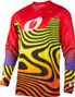 Camiseta de manga larga O'neal Element Nova roja para niño