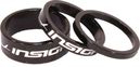 Insight 1-1/8'' x3 Spacers Black