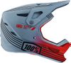 Caltec 100% Status Full Face Helmet Red / Grey