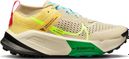 Zapatillas Nike ZoomX Zegama Trail Running Amarillo Verde Mujer