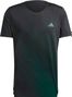 Kurzarm Trikot adidas Adizero Tee Schwarz Herren