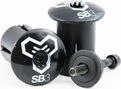 SB3 Flowy 2 Black Handlebar Ends