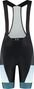 Cuissard Velo Avec Bretelless Rogelli Impress II Femme Noir/Bleu/Jaune