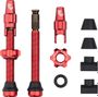 Valves Tubeless Wolf Tooth avec Clik Valve Rouge