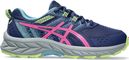 Chaussures de Trail Asics Gel-Venture 9 GS Bleu Rose Vert Enfant