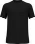 Odlo Merino Tencel Plain Kurzarm Technisches T-Shirt Schwarz