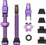 Wolf Tand Tubeless ventielen met Clik ventiel Violet
