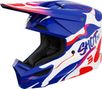 Casque Integral Shot Furious Enfant Beast Bleu Rouge Brillant