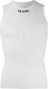 Unisex Sleeveless Mesh Pro Collar Jersey White