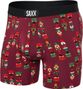 Lot de 3 Boxer Saxx Ultra Super Soft Rouge