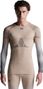 Men's X-Bionic Invent Graphics Beige/Gray long-sleeve jersey