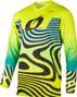 Camiseta de manga larga O'neal Element Nova amarillo fluorescente para niño