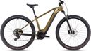 VTT Électrique Semi-Rigide Cube Reaction Hybrid Performance 500 Shimano Cues 9V 500 Wh 29'' Or Lime 2025