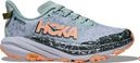 Chaussures Trail Hoka Speedgoat 6 GTX Gris/Vert/Corail Femme