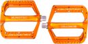 Paire de Pédales Plates Burgtec Penthouse MK5 Orange Iron Bro