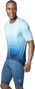 Odlo Zeroweight Turquoise / Blue Short Sleeve Zip Jersey