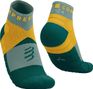 Chaussettes Compressport Ultra Trail Low Vert / Jaune