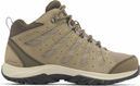 Botas de senderismo impermeables Columbia Redmond III Mid Beige para mujer