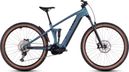 VTT Électrique Tout-Suspendu Cube Stereo Hybrid One22 Race 800 Shimano Deore 12V 800 Wh 29'' Bleu Vert Smaragd 2025