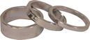 x3 Entretoises de Direction Insight 1-1/8'' Argent
