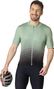 Odlo Zeroweight Short Sleeve Zip Jersey Green / Black