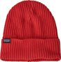 Bonnet Unisexe Patagonia Fishermans Rolled Rouge