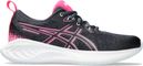 Chaussures Running Asics Gel-Cumulus 25 GS Gris Rose Enfant 