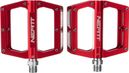 Paire de Pédales Plates Neatt Attack V2 8 Picots Rouge