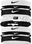 Haargummis (x8) Nike Flex Classic Mixed Schwarz/Weiß