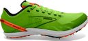 Brooks Draft XC Green Orange Unisex Track &amp; Field Shoes