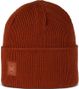 Buff Crossknit Unisex Beanie Red