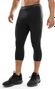 Legging capri sport homme Fitness Enlli Noir