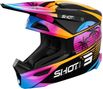 Casque Intégral Shot Furious Miami Orange Brillant 