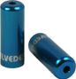 Elvedes Aluminum Brake Housing End Caps 4.2 mm 10 Pcs Blue