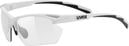 Gafas de sol pequeñas UVEX Sportstyle 802 V Blanco / Humo