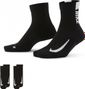 Sokken (x2) Nike Multiplier Zwart Unisex