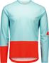 Poc Motion Air langemouwen shirt blauw/oranje voor heren
