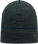 Cappellino Buff in lana merino leggero a righe multiple, colore Forest